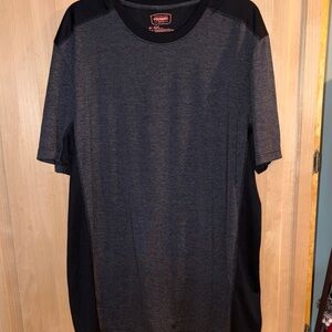 The Foundry Supply Co. Men's Charcoal and Black Tee